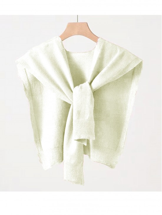 Solid Color Shoulder Wrap Scarf